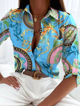 Franziska | Atmungsaktive Elegante Sommerbluse – Blaupause