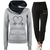 Silvana - kuscheliger und warmer jogginganzug für damen – Grau
