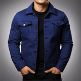 Freizeitjacke Mit Knopfleiste - Giuseppe – Blau