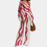 LUMIERE - Elegantes zweiteiliges Set – Fuchsia