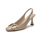 Novara | Slingback  Absätze – Beige