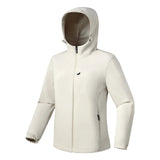 Jessika | Funktionale Softshell Jacke mit Kapuze – Weiß