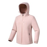 Jessika | Funktionale Softshell Jacke mit Kapuze – Rosa
