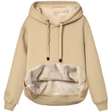 Furriela fleece-hoodie – absoluter komfort für den winter – Beige