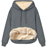 Furriela fleece-hoodie – absoluter komfort für den winter – Dunkelgrau
