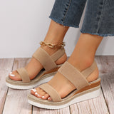 Suzanne – Elegante Plateausandalen für stilvolle Sommerauftritte – Braun
