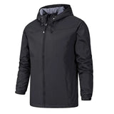 Wasserabweisende jacke – grau – Schwarz