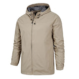 Wasserabweisende jacke – grau – Beige