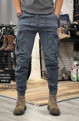 Guntram – Dehnen Cargohose Mit Spandex – Grau