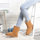 Aussie - Bequeme und warme Schuhe – Kastanienbraun