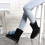 Aussie - Bequeme und warme Schuhe – Schwarz