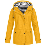 Merlia - Wasserdichte Jacke für Damen – Gelb