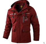 Hochwertige wasserdichte winterjacke für männer – Rot