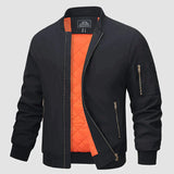 Gabriel - Stylische Bomberjacke für Herren – Schwarz