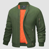 Gabriel - Stylische Bomberjacke für Herren – Armeegrün