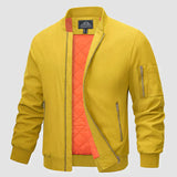 Gabriel - Stylische Bomberjacke für Herren – Gelb