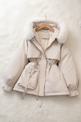 Gefütterte Steppjacke - Juliane – Weiß
