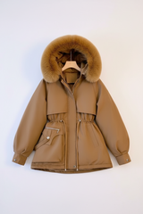 Gefütterte Steppjacke - Juliane – Braun