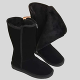Gefütterter Damenstiefel - Carolina – Schwarz