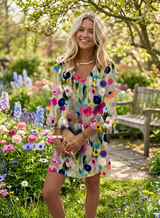 Mia | Schickes Mini-Kleid – Blumenmuster