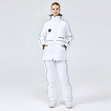 Unisex Skianzug Set | Weißer Zweiteiler für Winteraktivitäten – Weiß