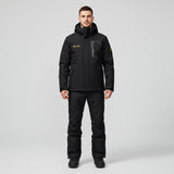 Herrenskiset | Ski-Jacke und Skihose-Kombination – Schwarz