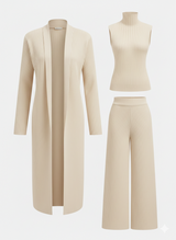 Ariaen - Koordiniertes dreiteiliges Set – Creme