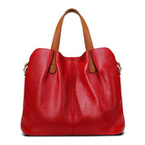 Naelaa – Klassische, Formstabile Trage Tasche – Rot