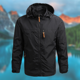 JORA - Super wind- und wasserdichte, warme Jacke mit Kapuze – Schwarz