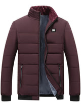 Gesteppte Wattejacke - Nino – Weinrot