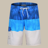 Mark | Gestreifte Badehose – Blau