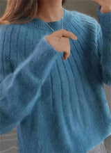 Giada | Elegante Kaschmirpullover – Blau