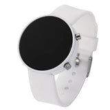 Ginevra LED Sportuhr Damen – Modische 40mm Digitale Uhr mit Silikonarmband, Stoßfest und Stylisch – Weiß