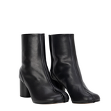 Gloria | Lässige Stiefeletten mit geteilter Zehenpartie – Schwarz