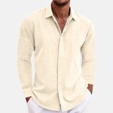 Giancarlo™ | Klassisches Leinenhemd – Beige