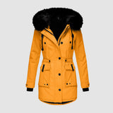 Karolina - Winterjacke Damen Wasserdicht – Gold