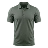 Dario | Atmungsaktives Stretch Poloshirt – Salbei Grün