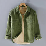 Classic - Herren Cordjacke – Grün