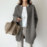 Sophie™ – Eleganter Cashmere-Cardigan für zeitlose Eleganz – Grau