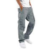 Troi – Stylische Cargohose aus Baumwolle – Grau