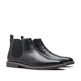 Herren Stiefel | Seitlicher Einstieg mit geschlossener Form – Schwarz
