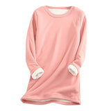 Nessa - damen-fleece-trui – Rosa