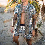 Kian - Hawaii Bekleidungsset - Sommer Chic – Hellblau