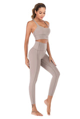 Design, Fitness Sportkleidung – Grau Set