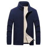 Herren Lässig-Skijacke | Winter – Marineblau