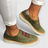 CAROLYN | Stylische Boho Sneakers – Grün
