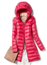 Jennifer – parkajacke für damen – Rot