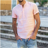 Kristoffer - Sommerliches Brise-Hemd – T-Shirt Rosé