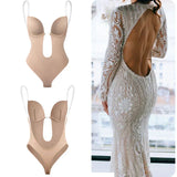Sabine™ Selbstbewusster Rückenfrei-Look – Beige