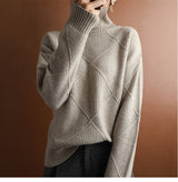 Dicker Pullover für Frauen - NALI – Hellbraun